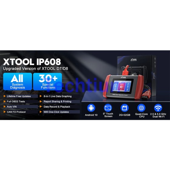 XTOOL IP608  Car Diagnostic Tools InPlus Series